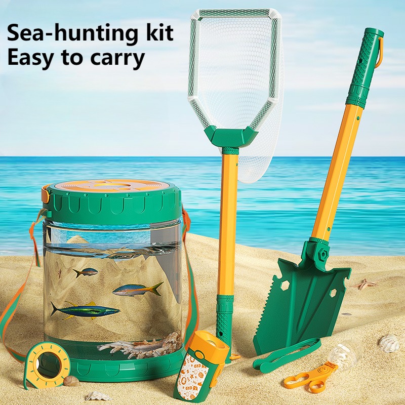 Outdoor Sports Adventure - 子供のための海のおもちゃセット,アウトドアアドベンチャーツール,カニクリップ,ビーチ機器,親子のおもちゃ