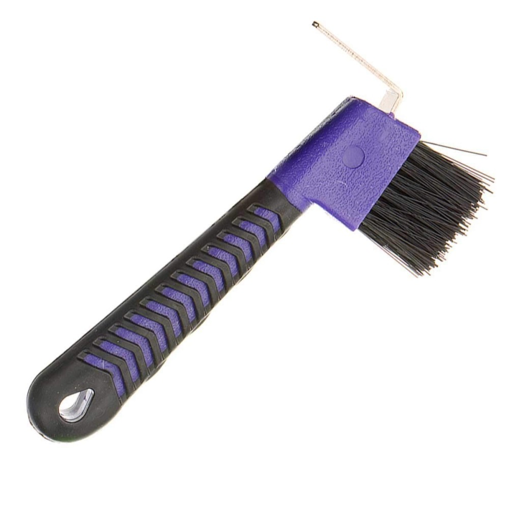 Grooming Kit Horse - 馬蹄清掃ブラシ 滑り止めゴムグリップ 馬のケア用品 日常的な厩舎メンテナンス用清掃器具