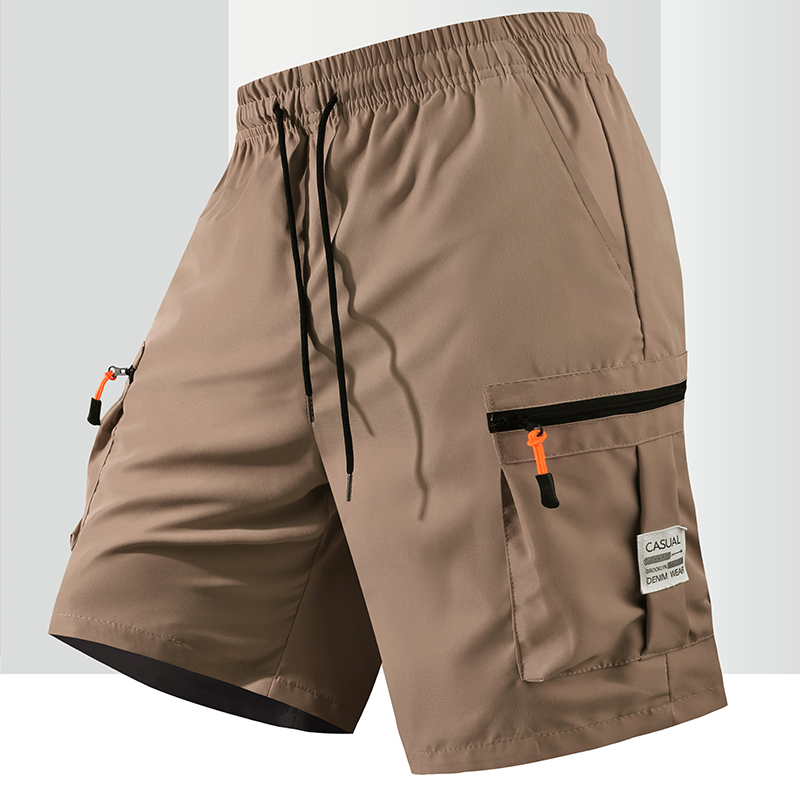 Outdoor Sport Outfit - メンズワークショーツ夏アウトドアレジャースポーツビーチショーツカジュアルワーククールパンツルーズフィットウエストスポーツ男性衣装ショーツ