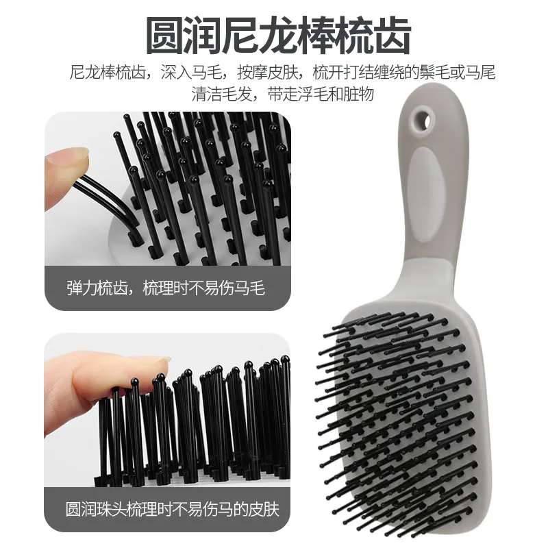 Grooming Kit Horse - 馬の手入れキット 馬用清掃用品 馬用ブラシ＆コームセット