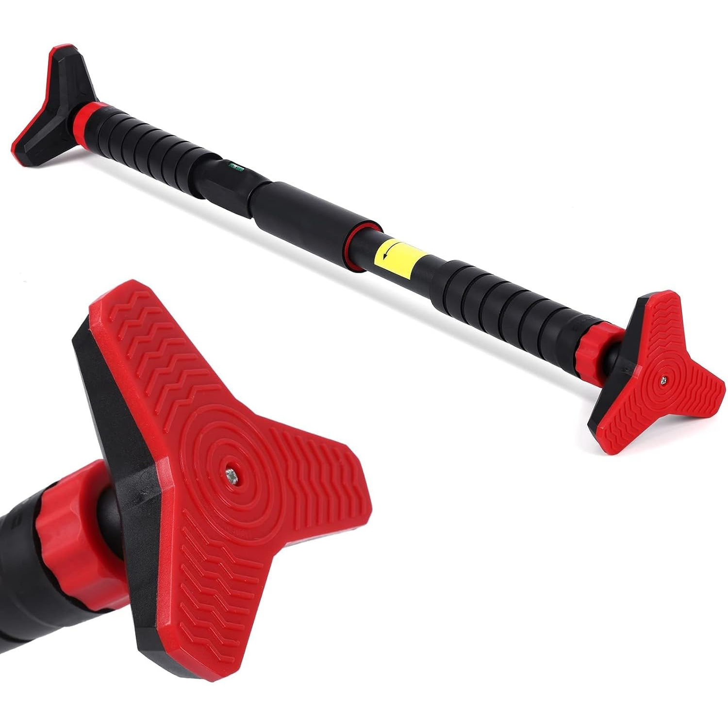 Outdoor Sport Bar - 懸垂バー、ドア枠用チンニングバー（レベルメーターと自動ロック付き）、調整可能な懸垂バー（ホームジムでの筋力トレーニングと上半身トレーニング用）、ネジ不要、最大耐荷重400ポンド