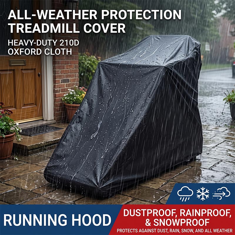Outdoor Sport Jas - 210D オックスフォード布トレッドミルカバーブラックグレー防雨保護フィットネス機器屋外家庭用、トレッドミルカバー