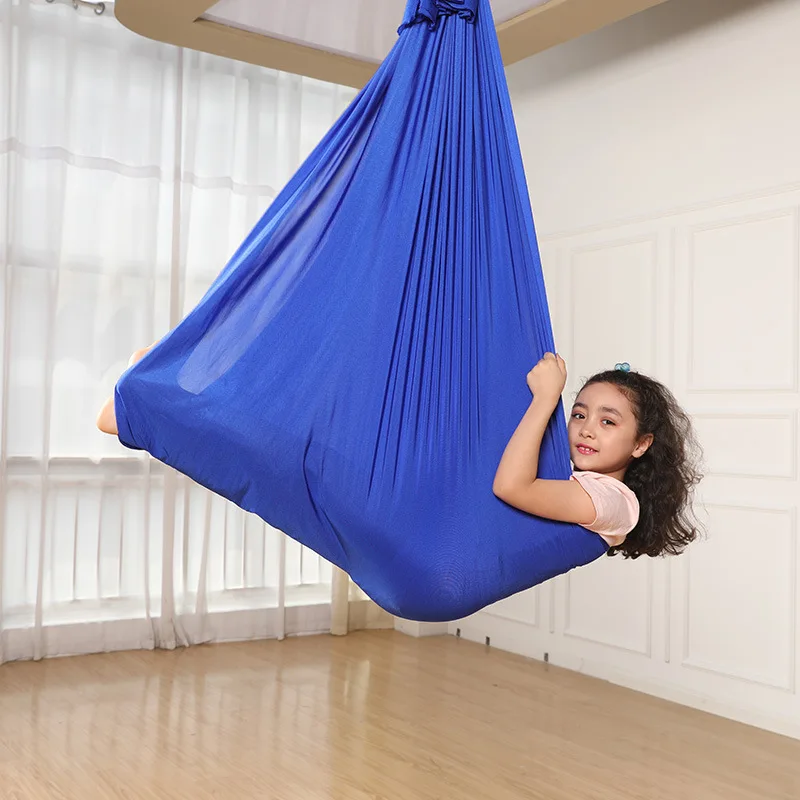 Outdoor Sport Jas - 150x280cm スイングハンモック弾性屋内吊り下げベッド完全なアクセサリー反重力ヨガフィットネスピラティス機器子供大人