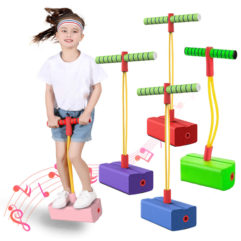 Outdoor Sport Jas - キッズスポーツゲームおもちゃフォームスティックジャンパー屋内屋外楽しいフィットネス機器バウンス感覚おもちゃを向上させる少年少女ギフト