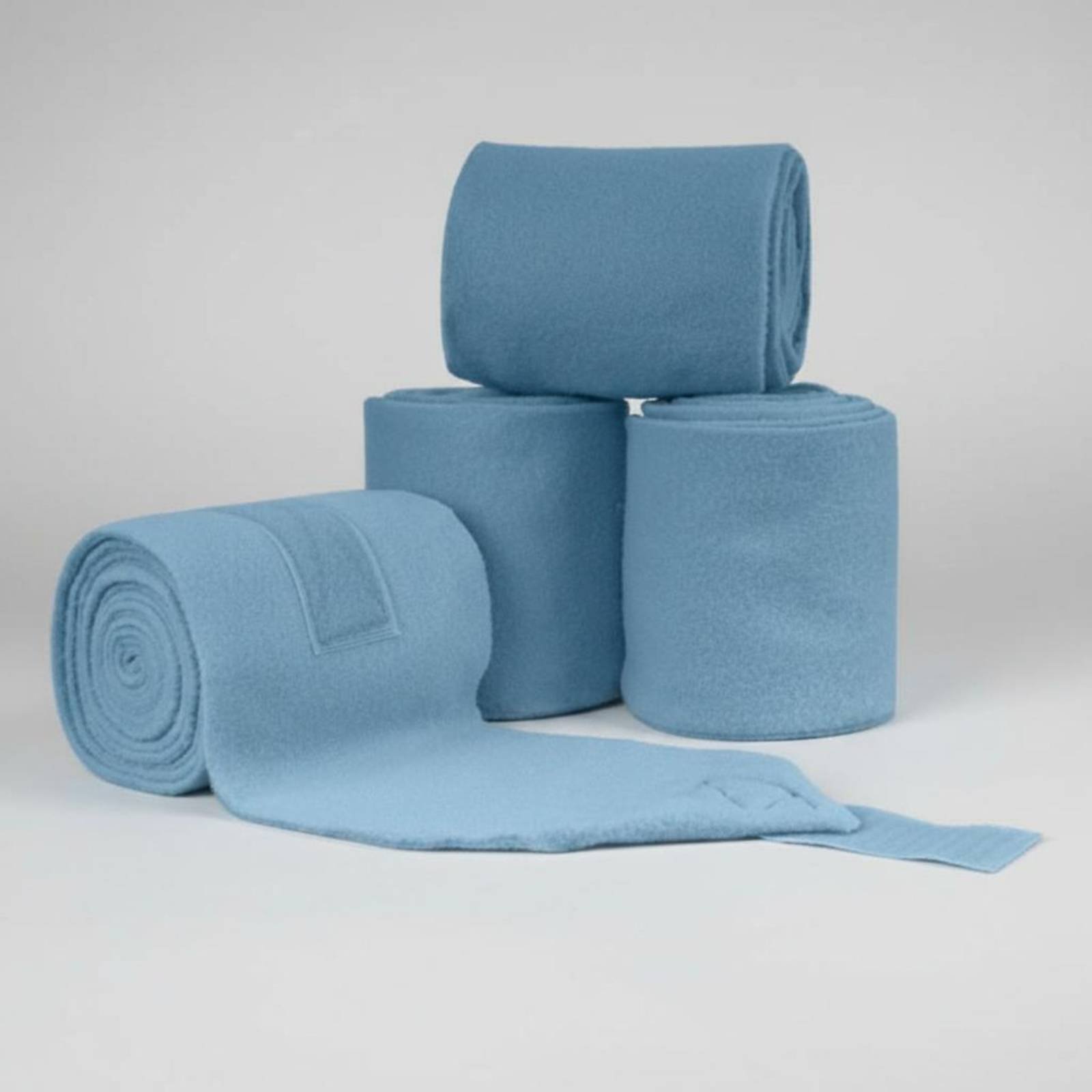 Polo Wraps Fleece - 4ピースポロラップ ソフトフリース馬用ラップ 馬脚ラップ ロールタイプ乗馬用品 プレーン