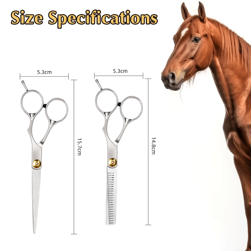 馬のグルーミングツールセット ステンレス製 細毛トリミングキ - Grooming Kit Horse のレビューと価格