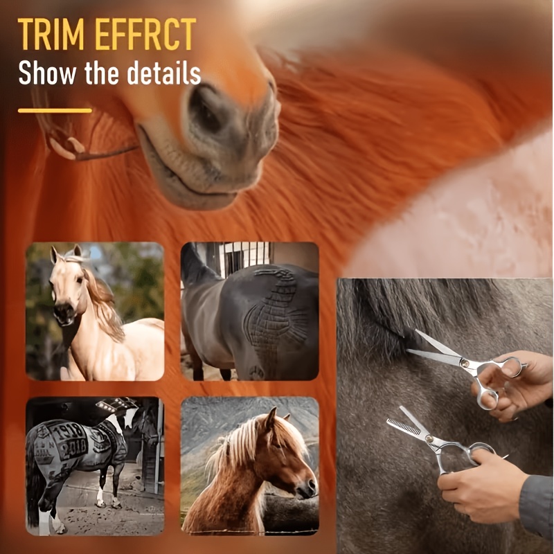馬のグルーミングツールセット ステンレス製 細毛トリミングキ - Grooming Kit Horse のレビューと価格