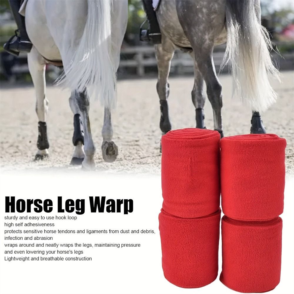 2/4 個セット通気性のある馬の脚包帯吸湿発散性軽量居心地の - Grooming Kit Horse のレビューと価格