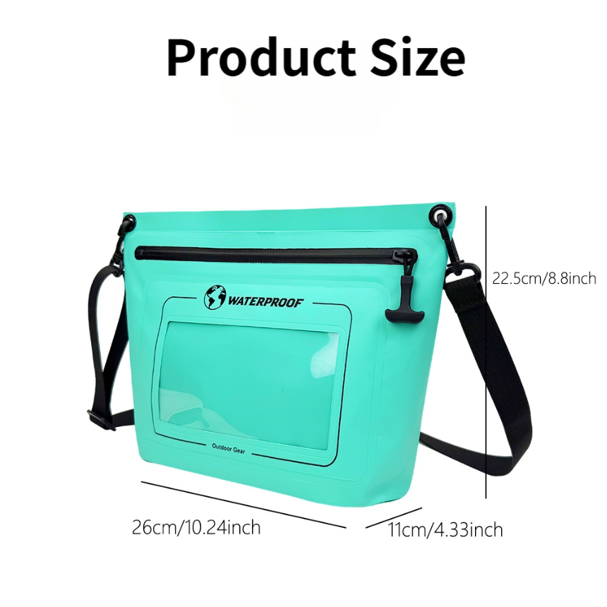 気密防水ショルダーバッグ IPX7 評価 ダイビング 水泳  - Outdoor Sports Adventure のレビューと価格