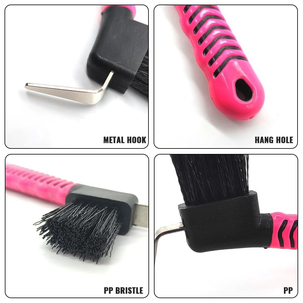 馬蹄清掃ブラシ 滑り止めゴムグリップ 馬のケア用品 日常的な - Grooming Kit Horse のレビューと価格