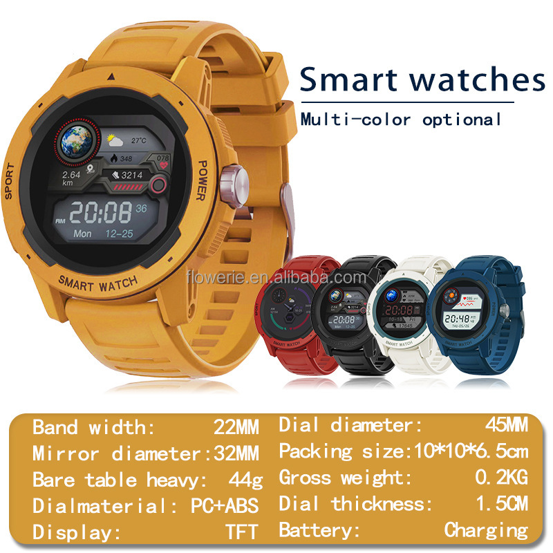 50m防水IP68タクティカルスポーツスマートウォッチ、アウ - Outdoor Sports Adventure のレビューと価格