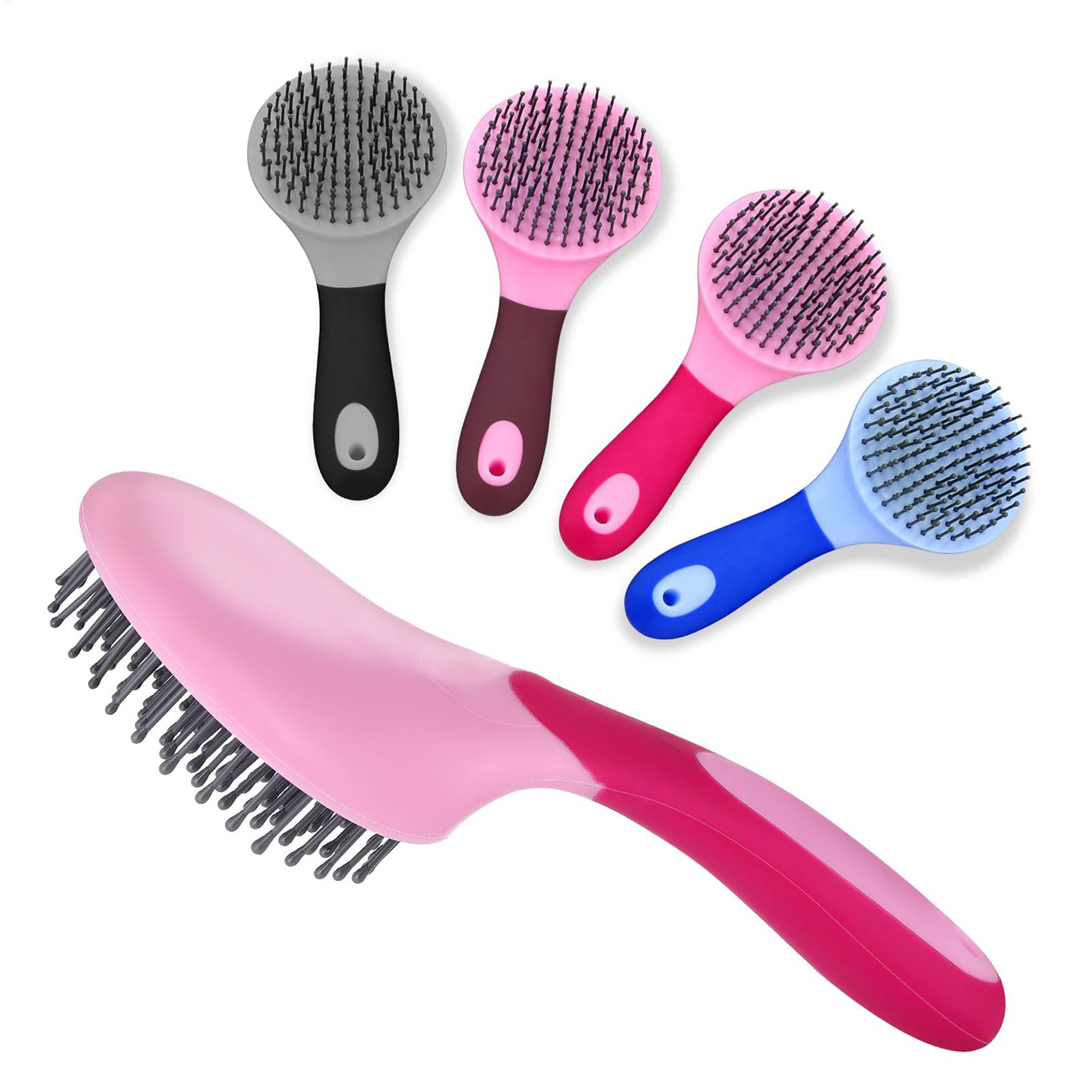 馬の毛並みと尾用の毛抜き櫛、人間工学に基づいたハンドル付き馬 - Grooming Kit Horse のレビューと価格