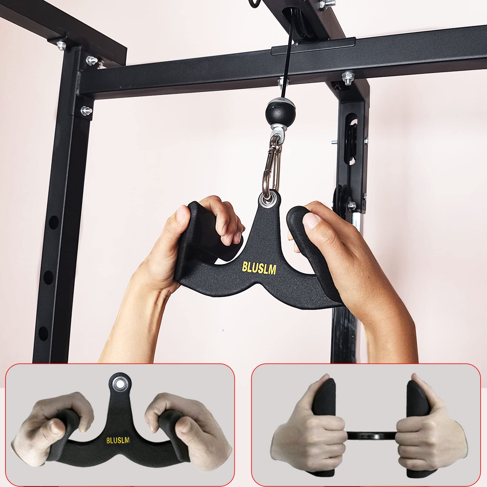 ホームジムフィットネスラットプルダウンハンドルグリップトレー - Outdoor Sport Bar のレビューと価格
