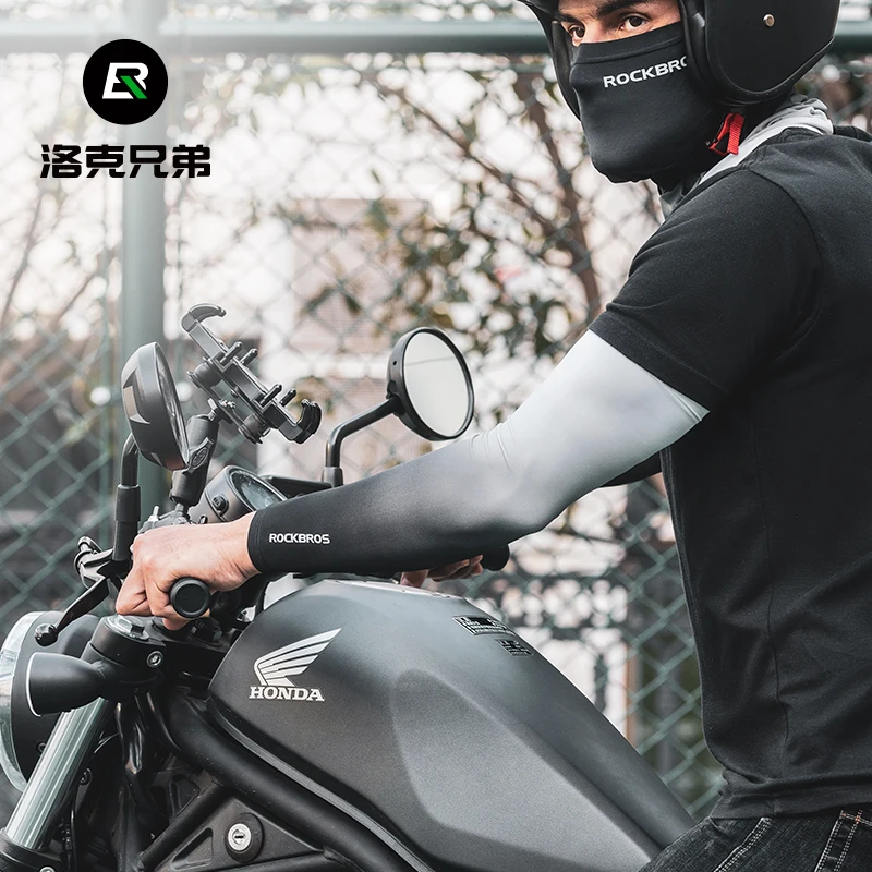 Rockbros-スポーツ用アイスシルクアームスリーブ、サイ - Outdoor Sport Field のレビューと価格