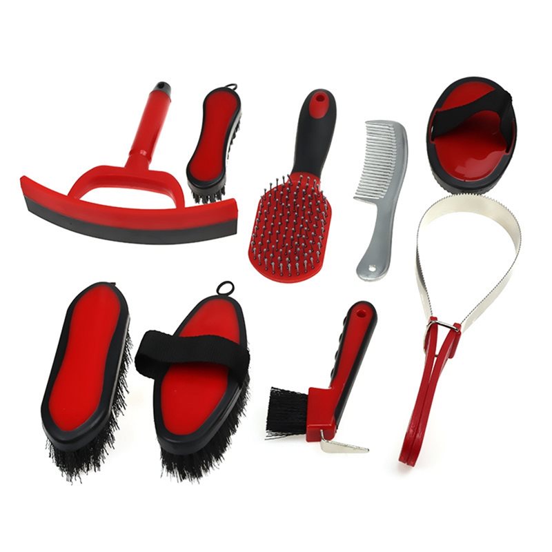 【値下げ！】 ！】9点セットの馬用グルーミングキット、トート - Grooming Kit Horse のレビューと価格