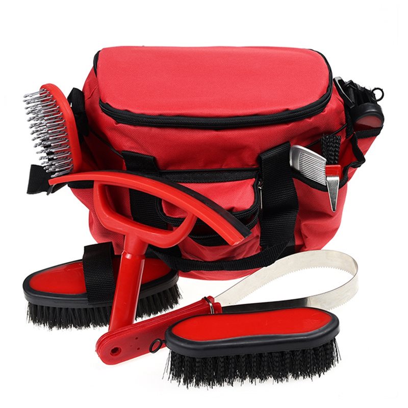 【値下げ！】 ！】9点セットの馬用グルーミングキット、トート - Grooming Kit Horse のレビューと価格