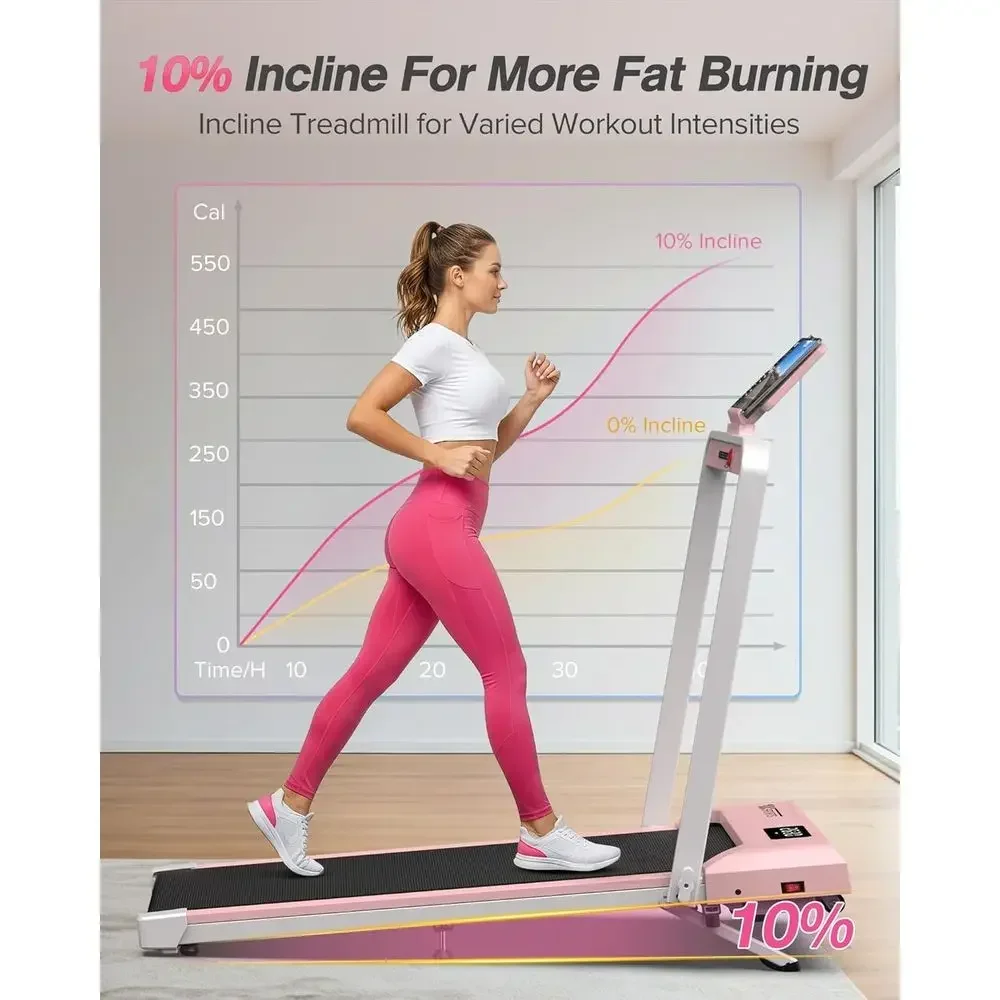 持ち運び可能な傾斜トレッドミル、耐荷重320ポンド、ウォーキ - Outdoor Sport Bar のレビューと価格