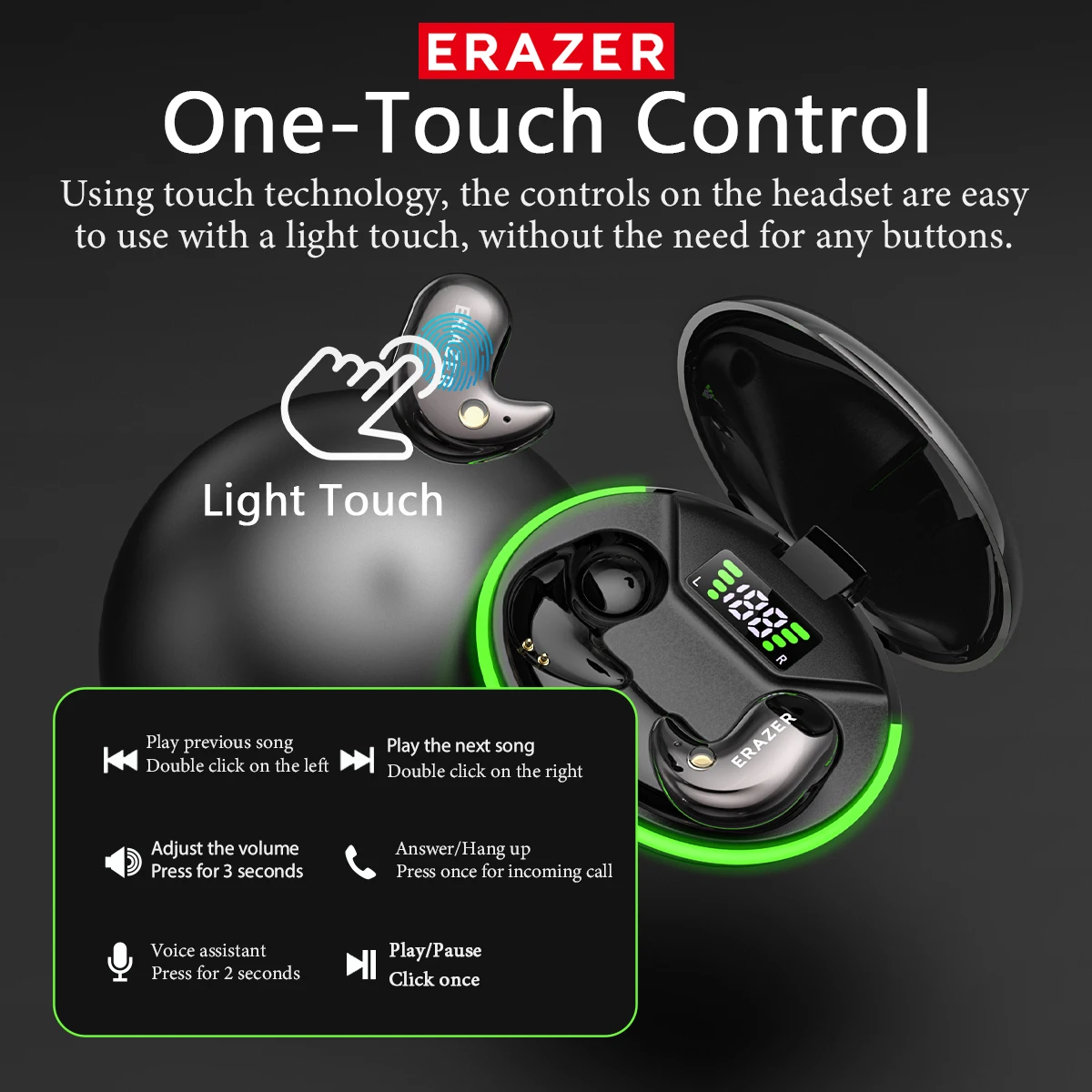 EARZER XF58 インイヤー型Bluetoothヘッド - Outdoor Sport Is のレビューと価格