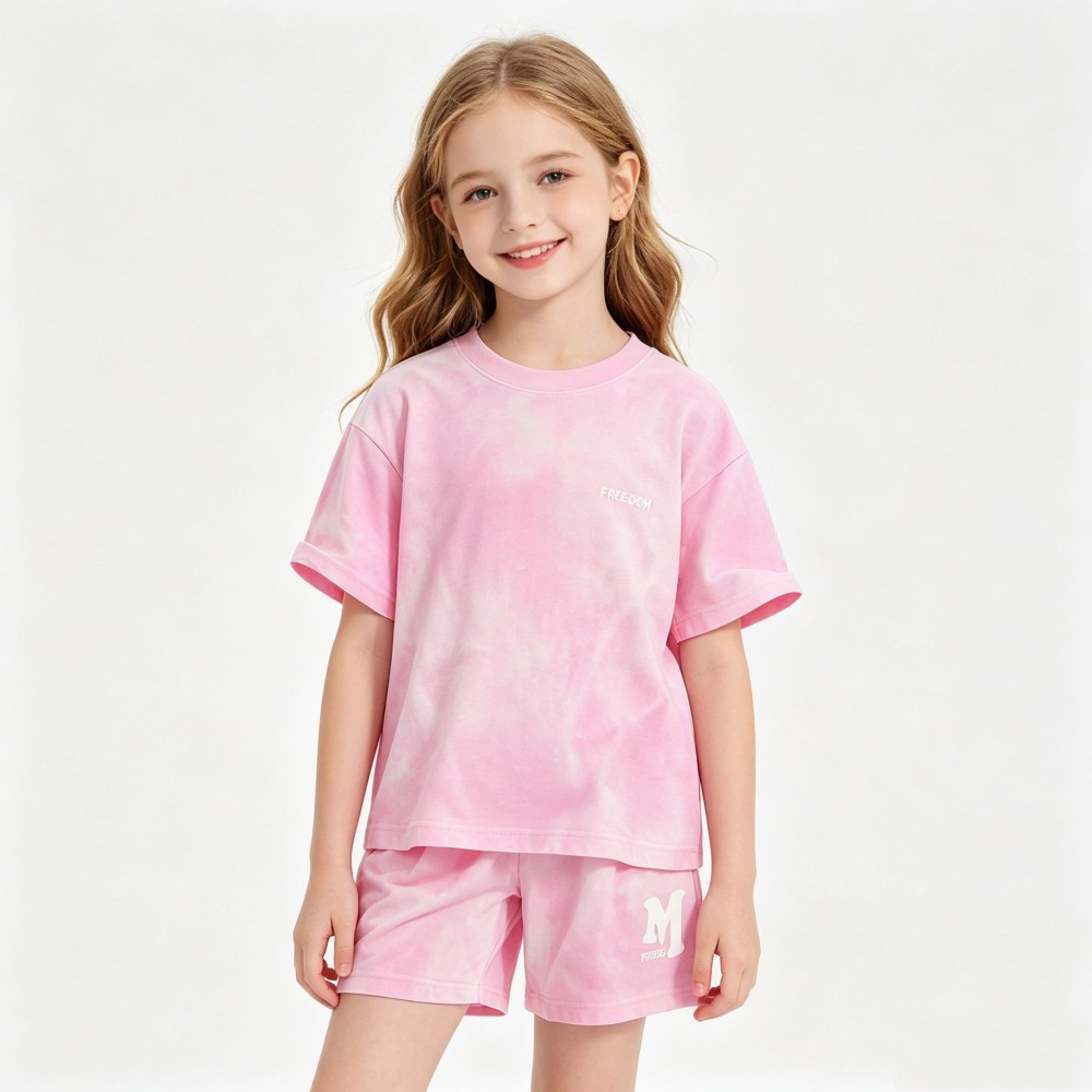 5-14 歳の子供スポーツセット綿男の子夏セット女の子ルーズ - Outdoor Sport Outfit のレビューと価格