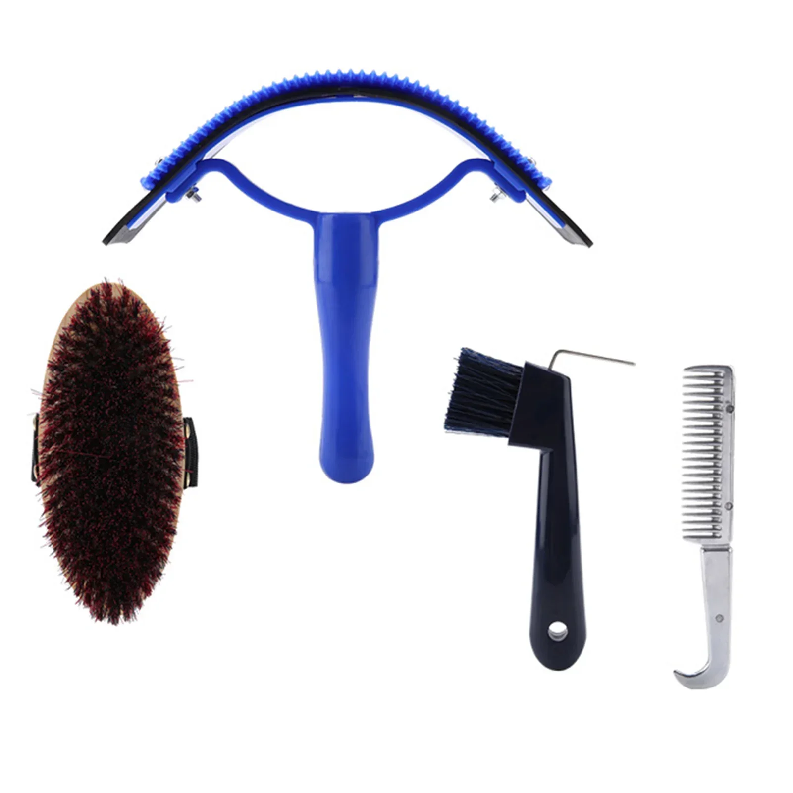 10個入り 馬の手入れケアキット 乗馬用ブラシ カリーコーム - Grooming Kit Horse のレビューと価格