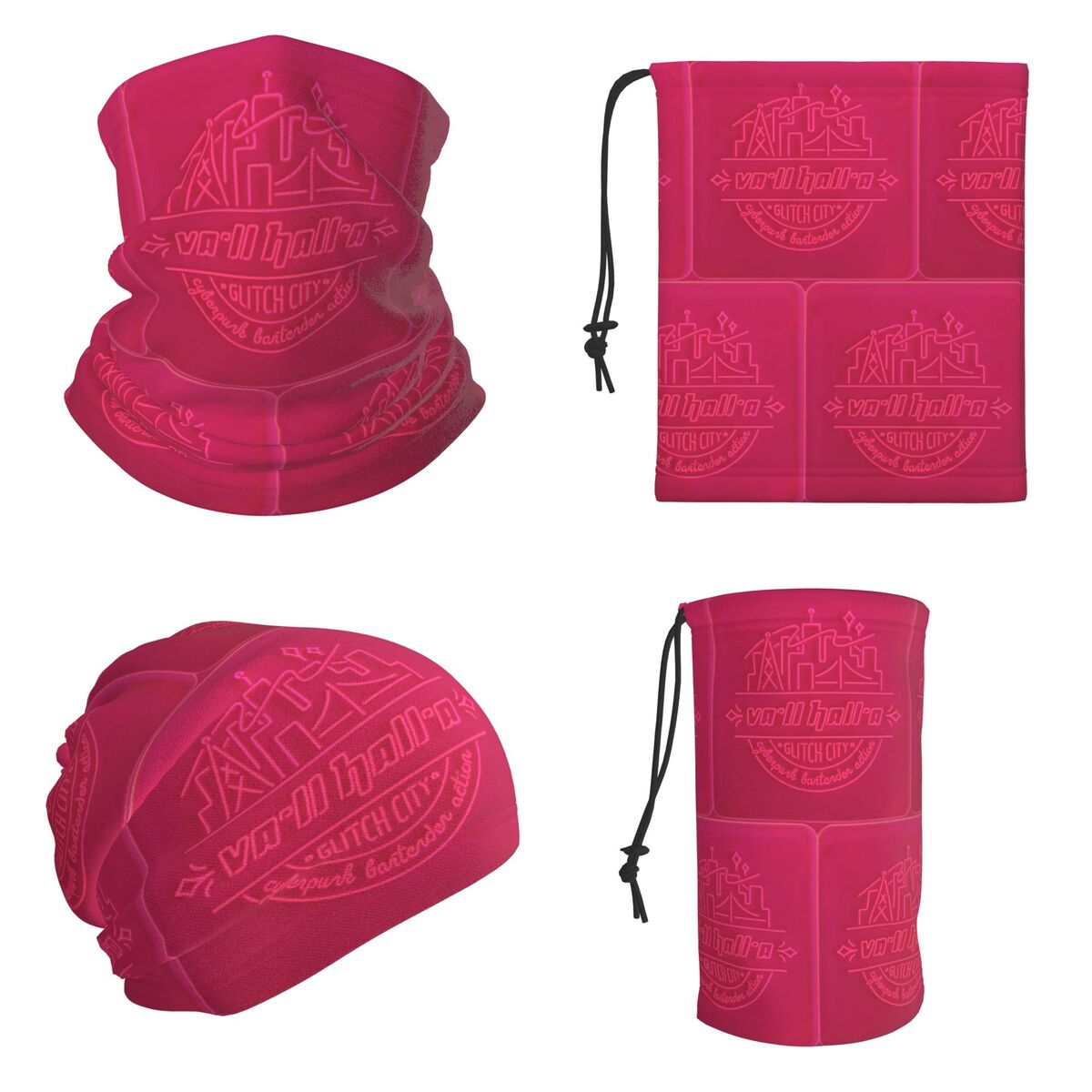 VA-11 Hall-A ロゴ バンダナ ネックゲイター プ - Outdoor Sports Hall のレビューと価格