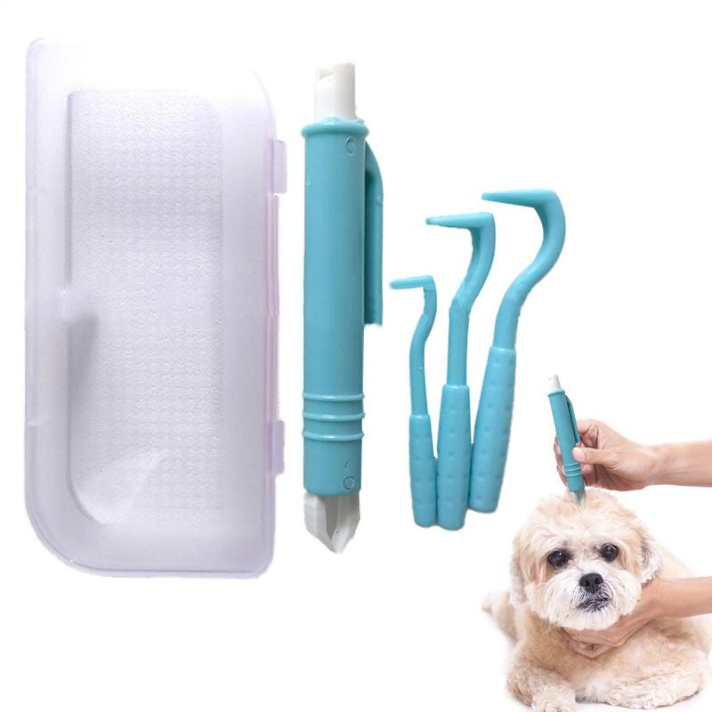 4 ピース/セットペットダニ除去キットペットノミダニ除去ピン - Grooming Kit Horse のレビューと価格