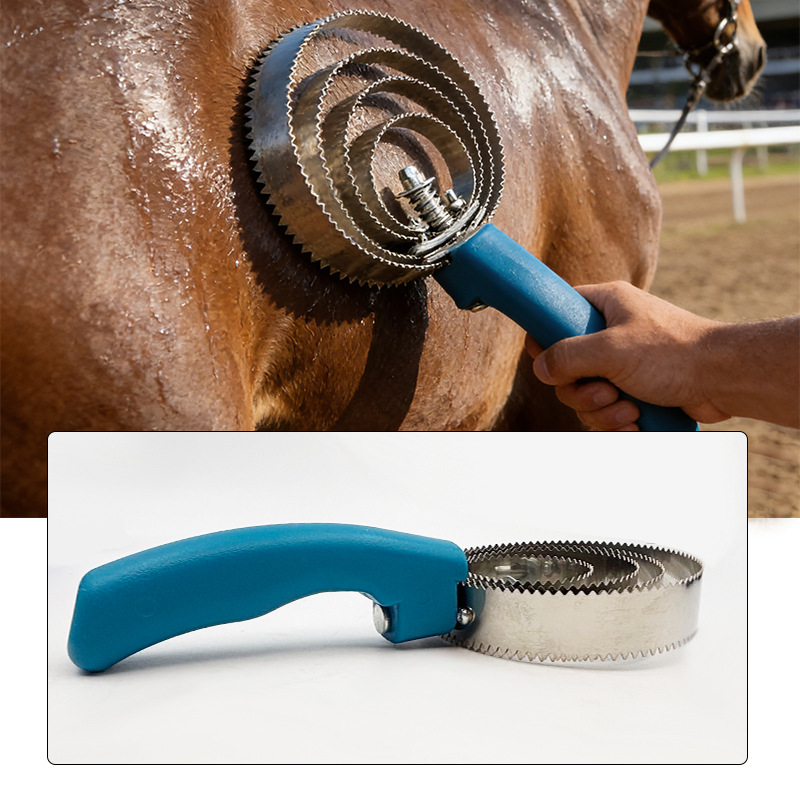 安定したクリーニングセット、馬用ブラッシングツール一式、馬汗 - Grooming Kit Horse のレビューと価格