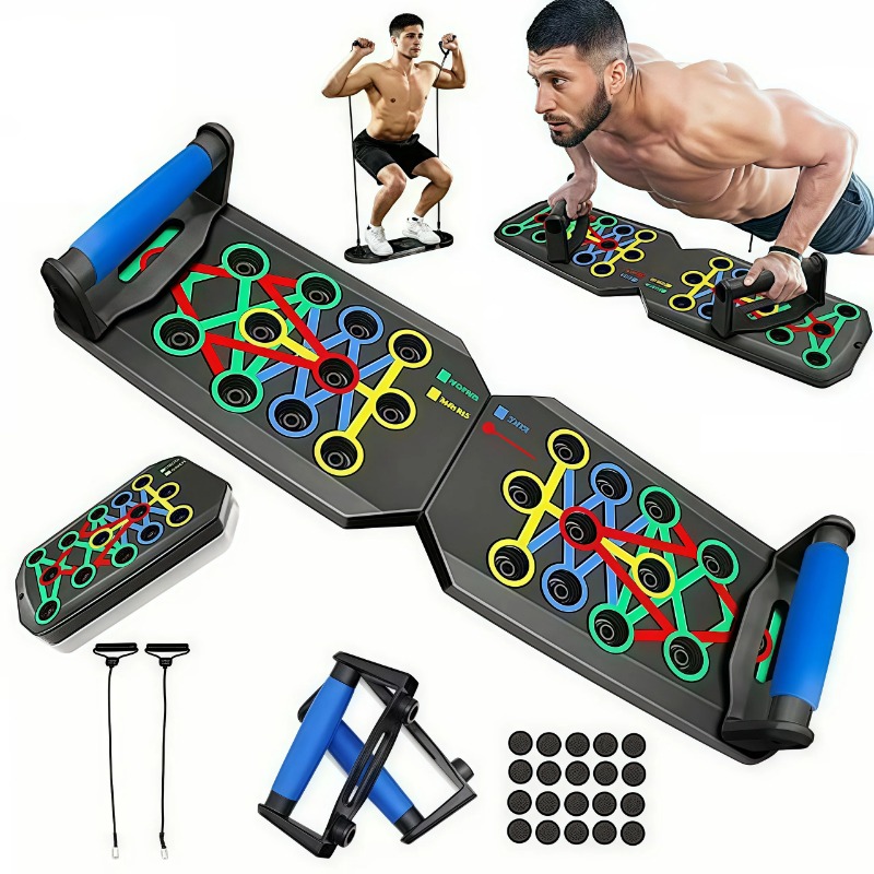 抵抗バンド付き折りたたみ式プッシュアップボード、多機能プッシ - Outdoor Sport Bar のレビューと価格