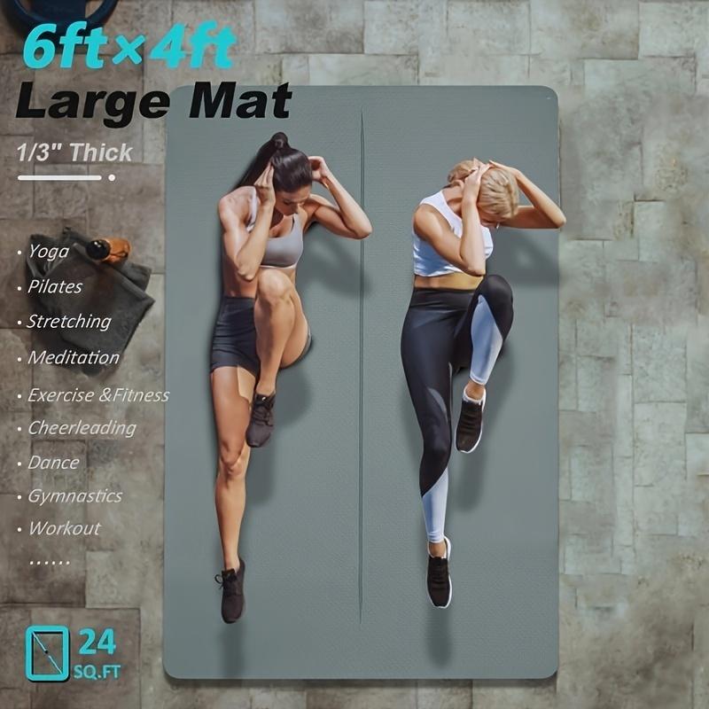 特大ヨガマット 6x4フィート (183x122cm) 8m - Outdoor Sport Jas のレビューと価格